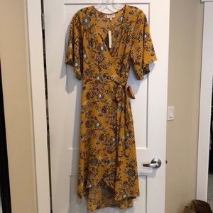 NWT Beautiful boho wrap dress